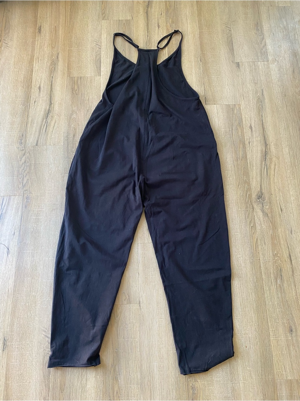 Black Women's Relaxed Jumpsuit with Racerback